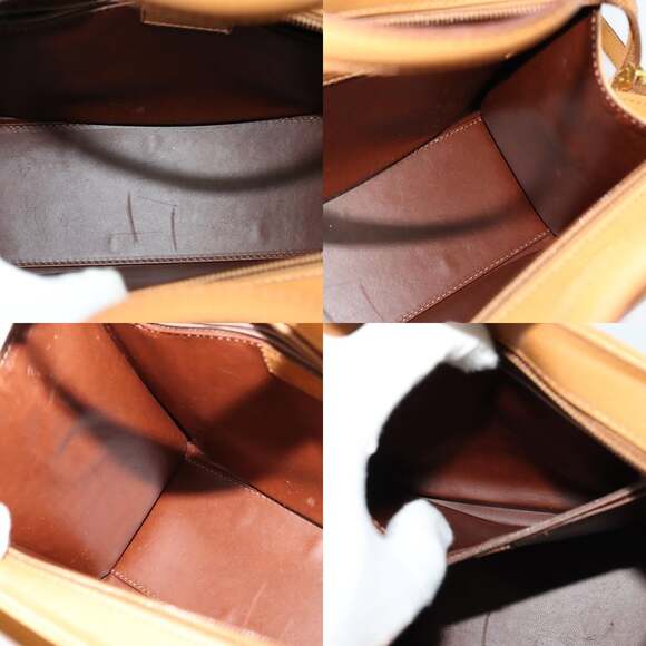 DIOR Hand Bag Leather Brown Gold - Picture 12 of 13